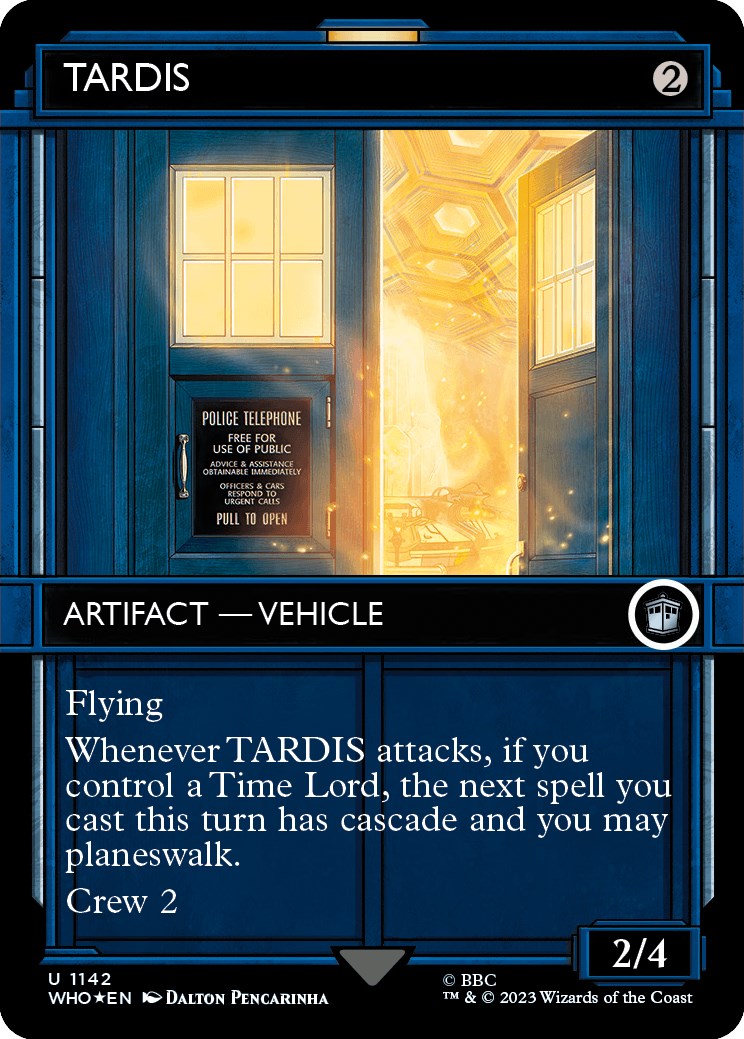 TARDIS (Showcase) (Surge Foil) [Doctor Who] | Gamer Loot