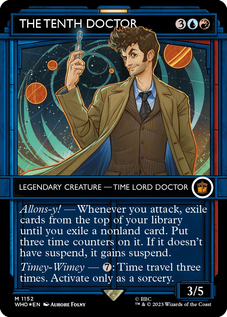 The Tenth Doctor (Showcase) (Surge Foil) [Doctor Who] | Gamer Loot