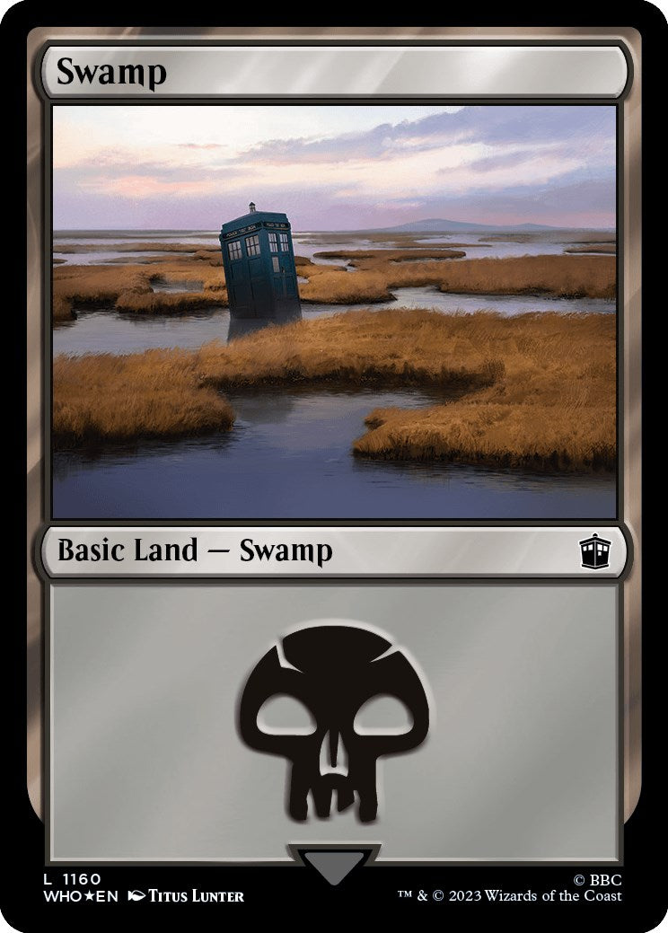 Swamp (1160) (Surge Foil) [Doctor Who] | Gamer Loot