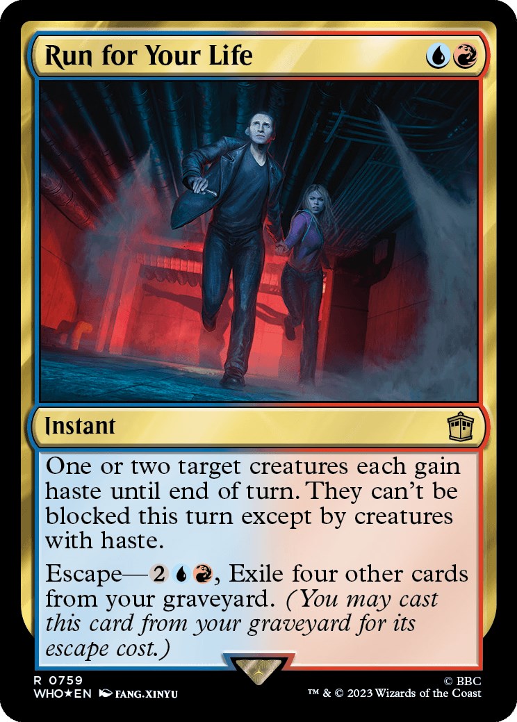 Run for Your Life (Surge Foil) [Doctor Who] | Gamer Loot