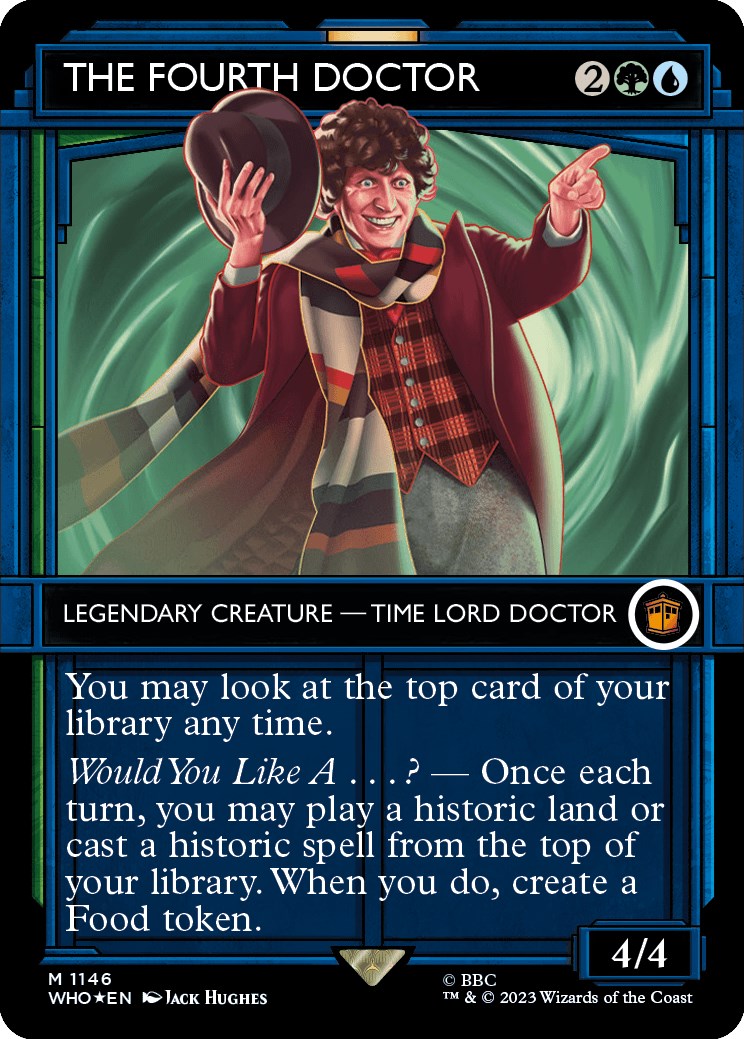 The Fourth Doctor (Showcase) (Surge Foil) [Doctor Who] | Gamer Loot