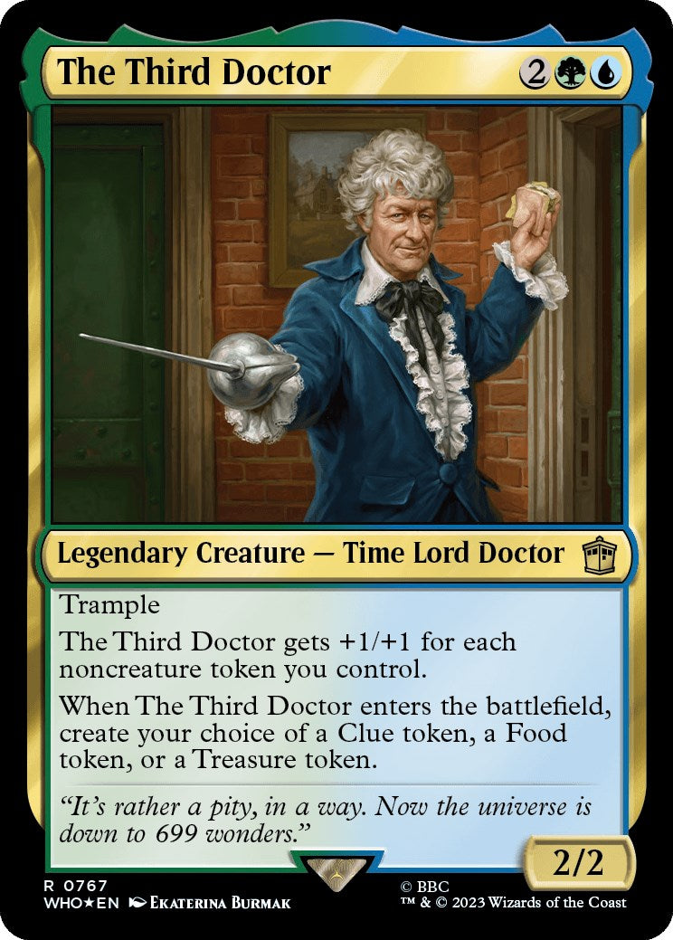 The Third Doctor (Surge Foil) [Doctor Who] | Gamer Loot