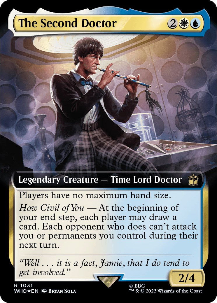 The Second Doctor (Extended Art) (Surge Foil) [Doctor Who] | Gamer Loot