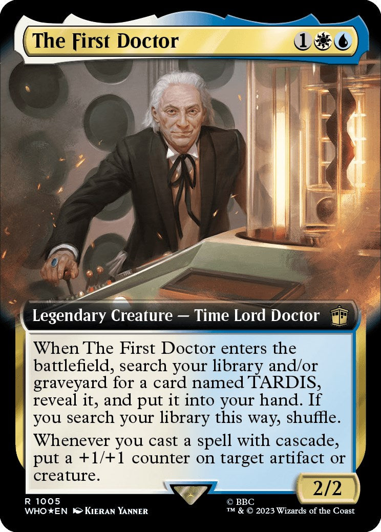 The First Doctor (Extended Art) (Surge Foil) [Doctor Who] | Gamer Loot