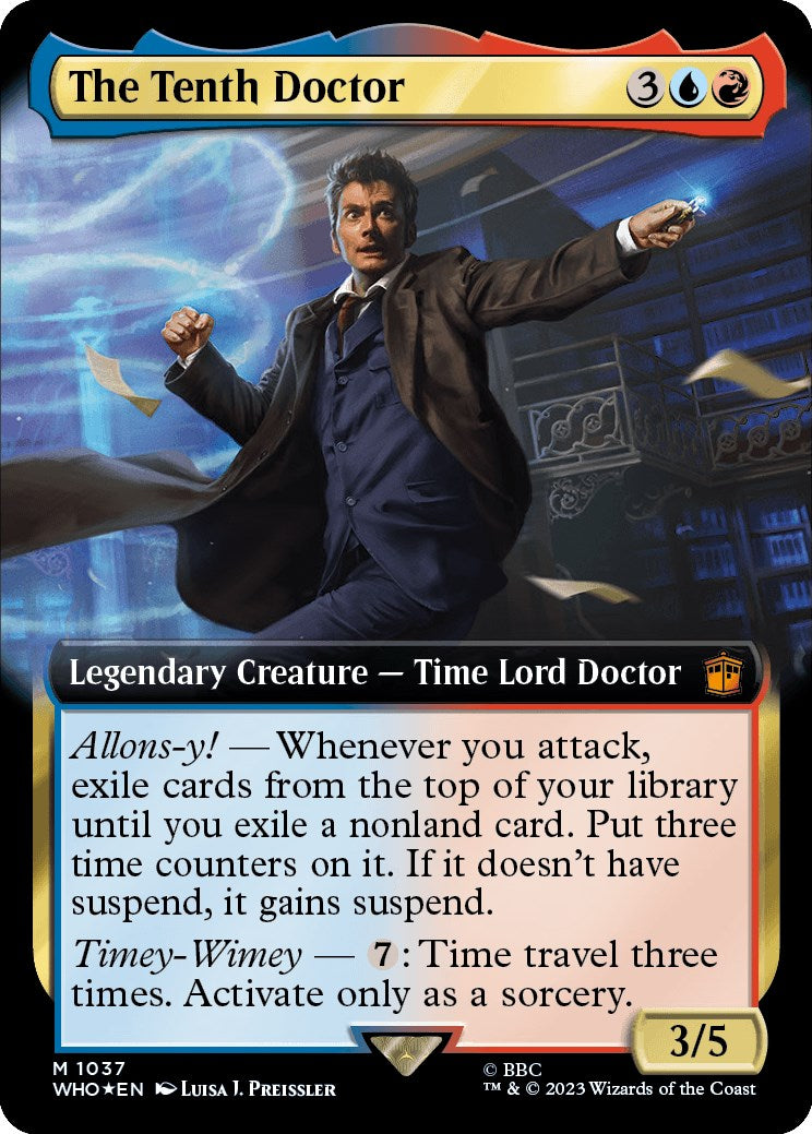 The Tenth Doctor (Extended Art) (Surge Foil) [Doctor Who] | Gamer Loot