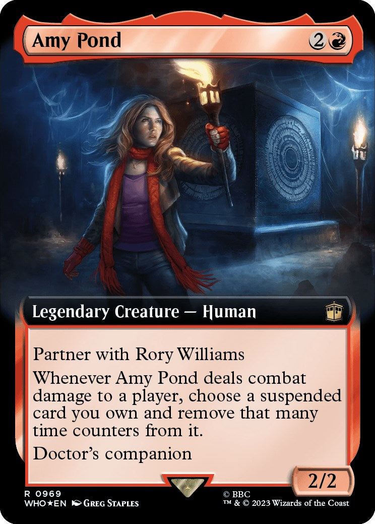 Amy Pond (Extended Art) (Surge Foil) [Doctor Who] | Gamer Loot