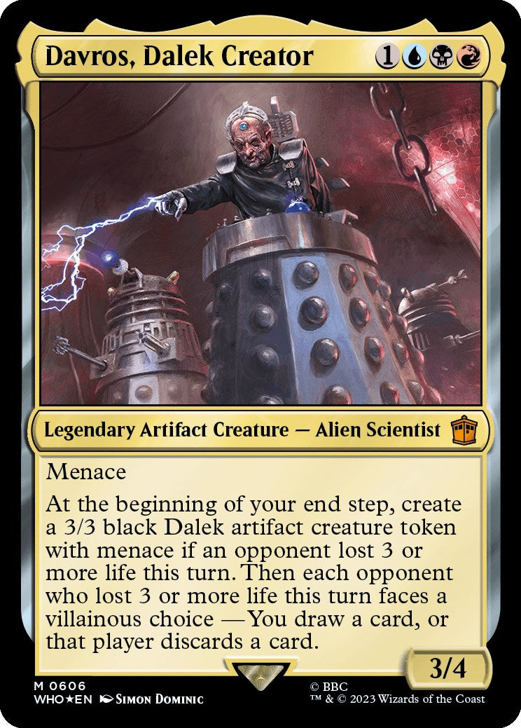 Davros, Dalek Creator (Surge Foil) [Doctor Who] | Gamer Loot