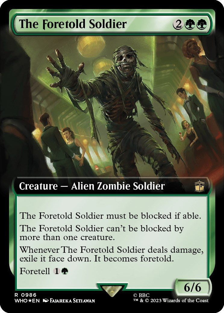 The Foretold Soldier (Extended Art) (Surge Foil) [Doctor Who] | Gamer Loot