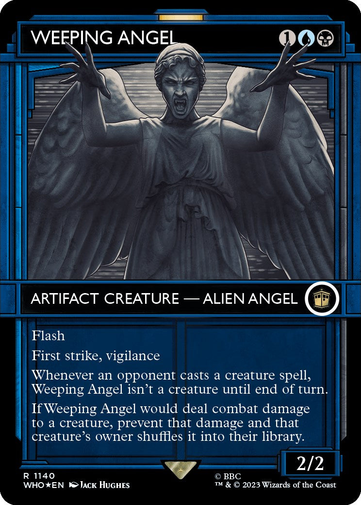 Weeping Angel (Showcase) (Surge Foil) [Doctor Who] | Gamer Loot