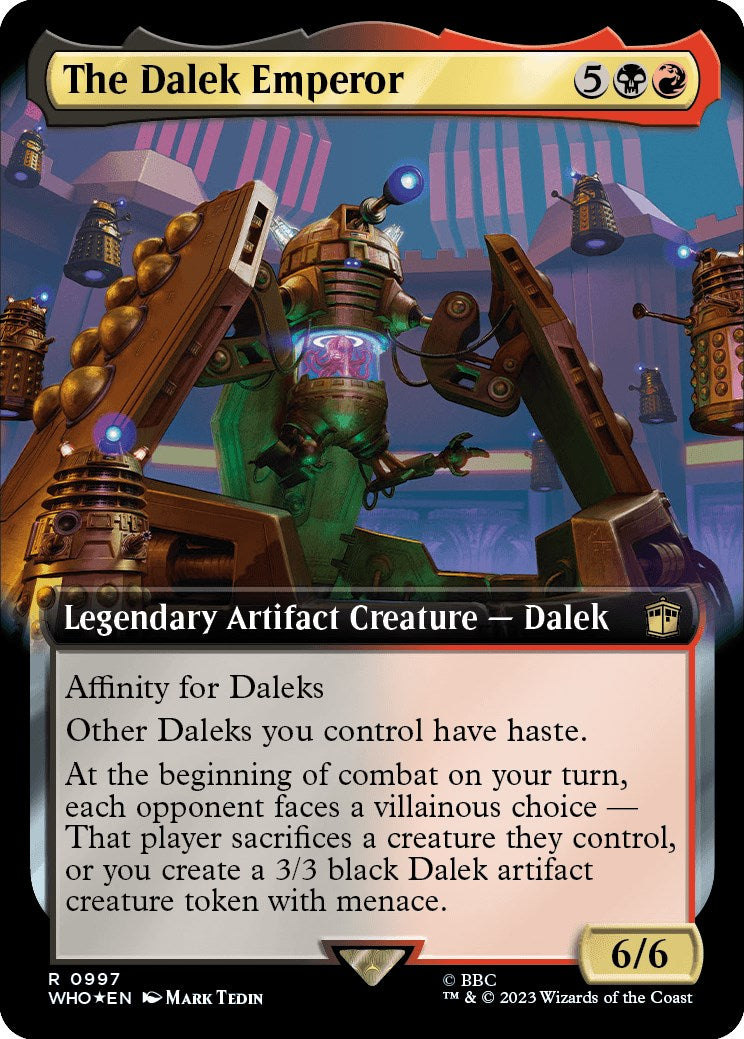 The Dalek Emperor (Extended Art) (Surge Foil) [Doctor Who] | Gamer Loot