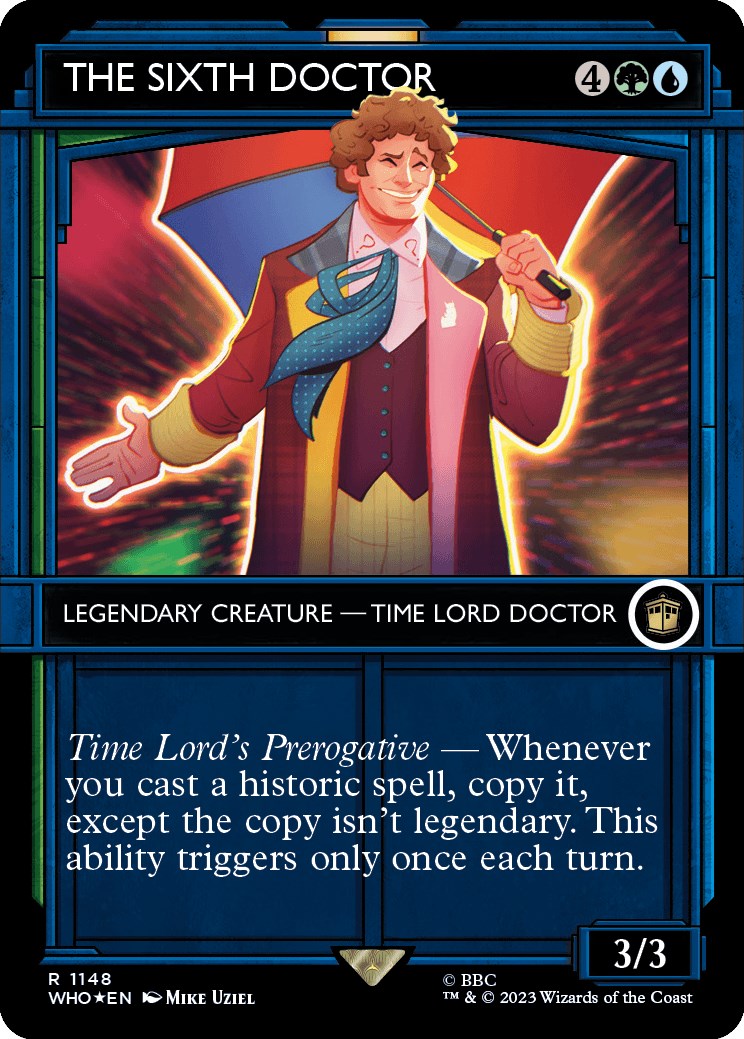 The Sixth Doctor (Showcase) (Surge Foil) [Doctor Who] | Gamer Loot