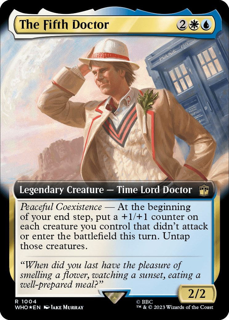 The Fifth Doctor (Extended Art) (Surge Foil) [Doctor Who] | Gamer Loot