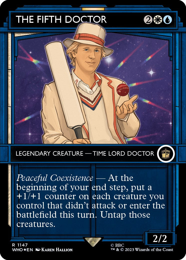 The Fifth Doctor (Showcase) (Surge Foil) [Doctor Who] | Gamer Loot