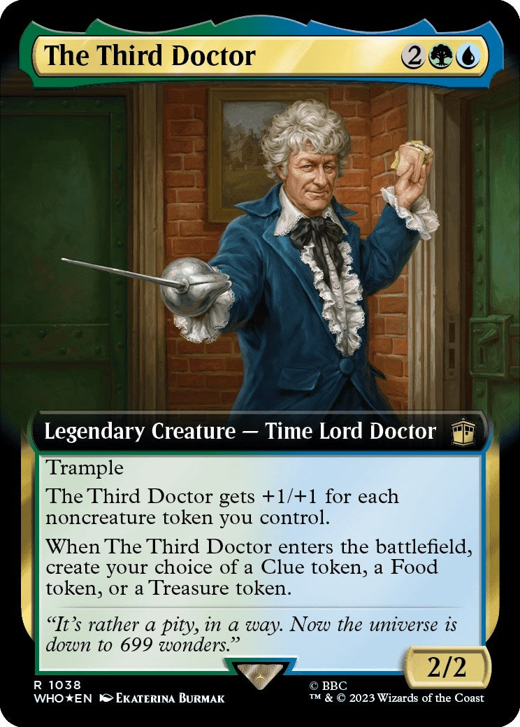 The Third Doctor (Extended Art) (Surge Foil) [Doctor Who] | Gamer Loot