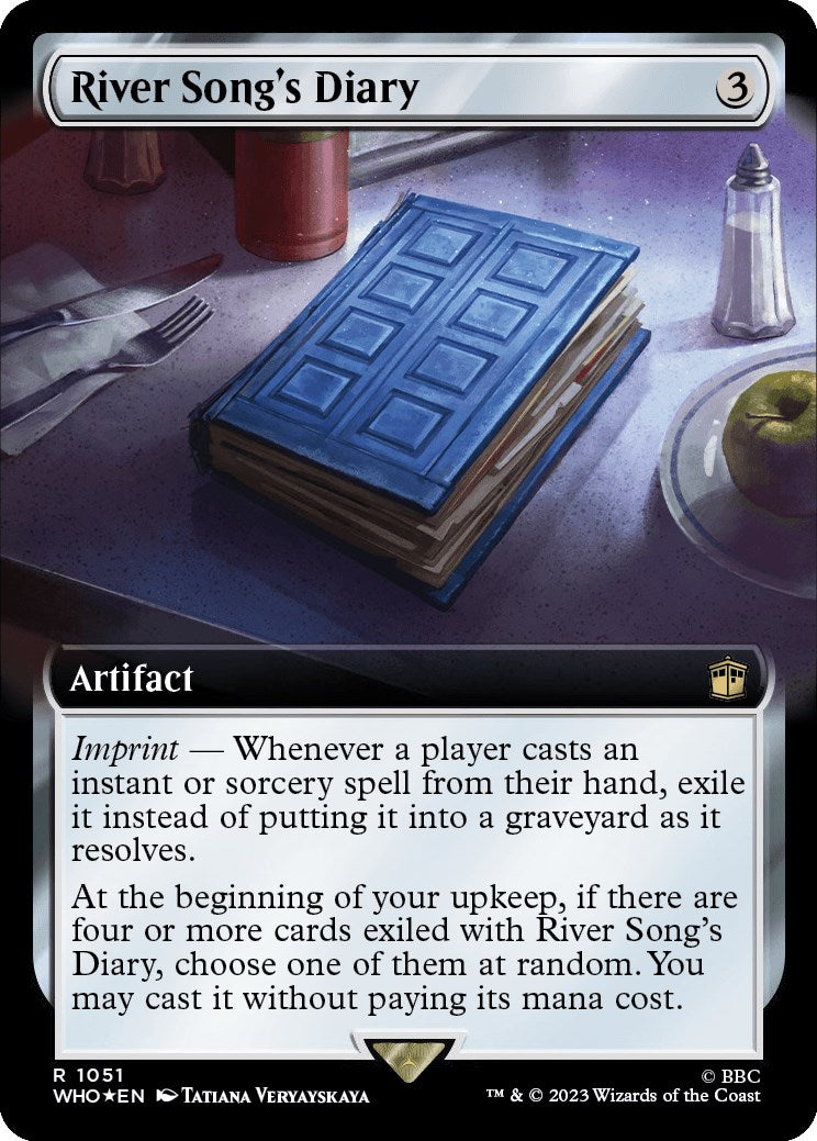 River Song's Diary (Extended Art) (Surge Foil) [Doctor Who] | Gamer Loot