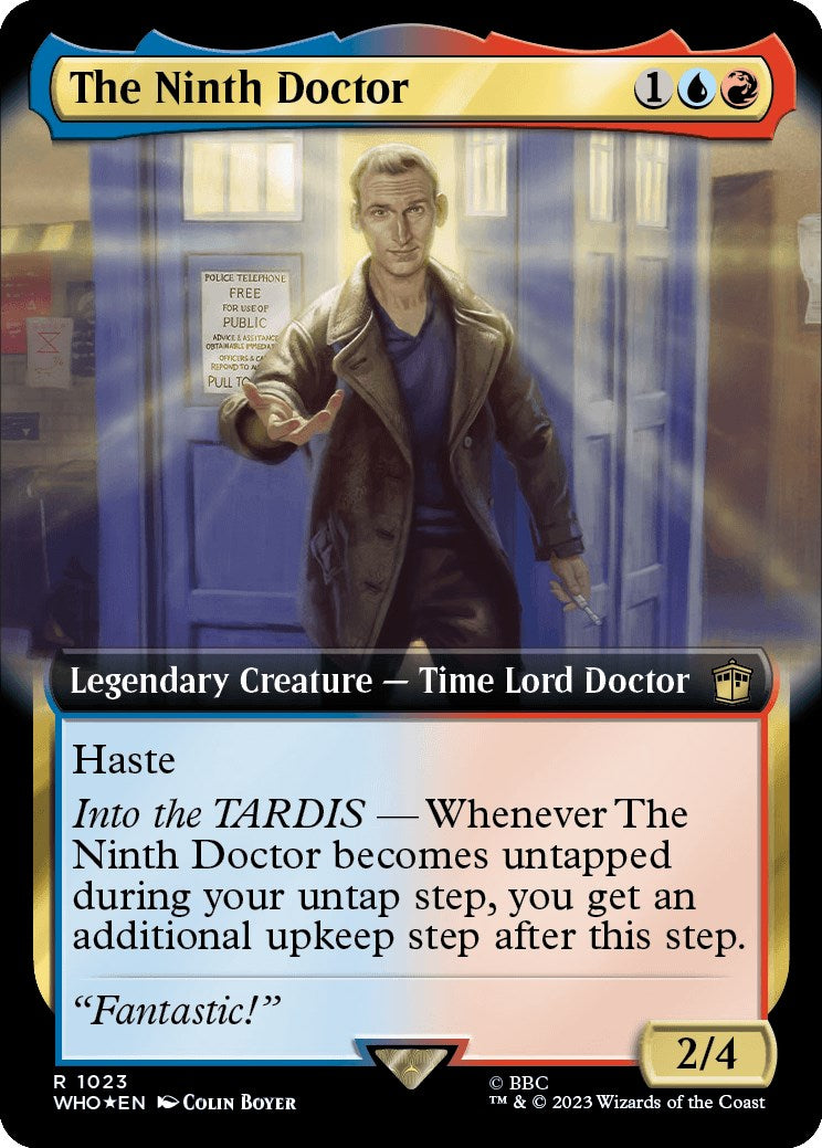 The Ninth Doctor (Extended Art) (Surge Foil) [Doctor Who] | Gamer Loot