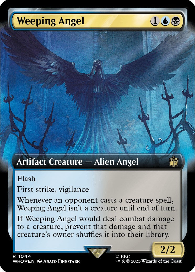 Weeping Angel (Extended Art) (Surge Foil) [Doctor Who] | Gamer Loot