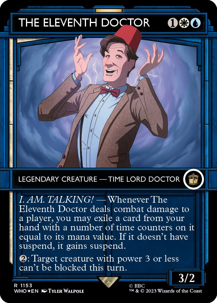 The Eleventh Doctor (Showcase) (Surge Foil) [Doctor Who] | Gamer Loot