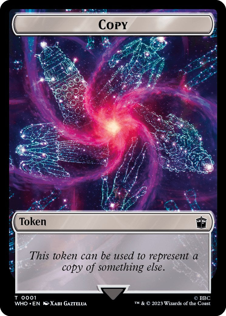 Copy // Alien Double-Sided Token [Doctor Who Tokens] | Gamer Loot