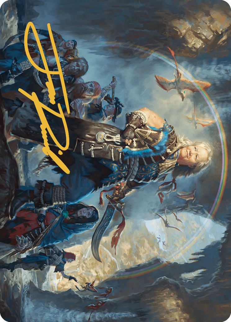 Admiral Brass, Unsinkable Art Card (Gold-Stamped Signature) [The Lost Caverns of Ixalan Art Series] | Gamer Loot