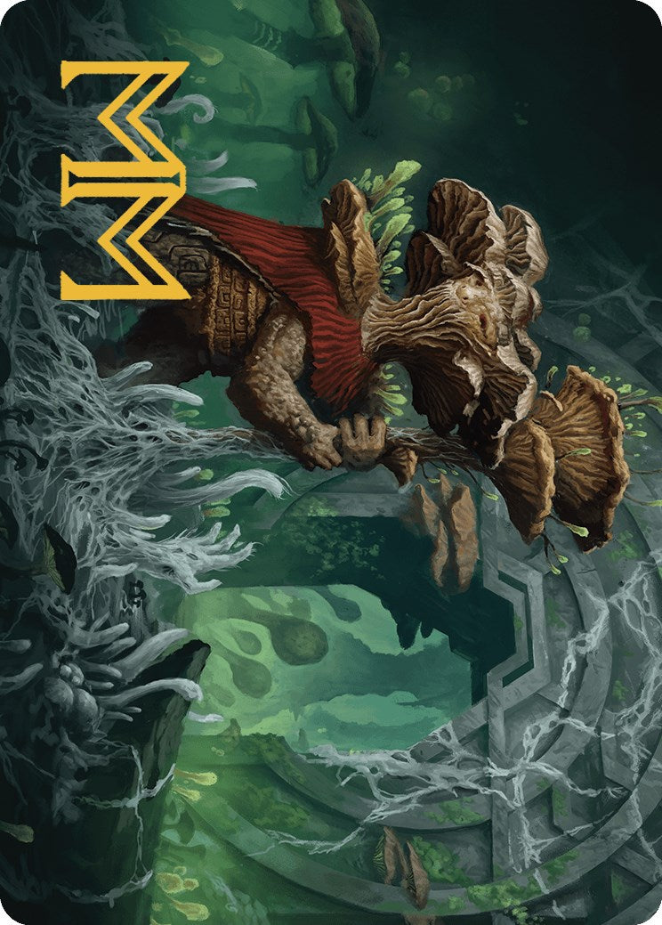 Tendril of the Mycotyrant Art Card (Gold-Stamped Signature) [The Lost Caverns of Ixalan Art Series] | Gamer Loot