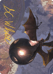 Malicious Eclipse Art Card (Gold-Stamped Signature) [The Lost Caverns of Ixalan Art Series] | Gamer Loot
