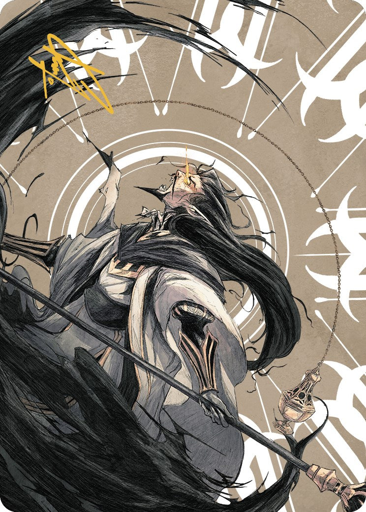 Clavileno, First of the Blessed Art Card (73/81) (Gold-Stamped Signature) [The Lost Caverns of Ixalan Art Series] | Gamer Loot