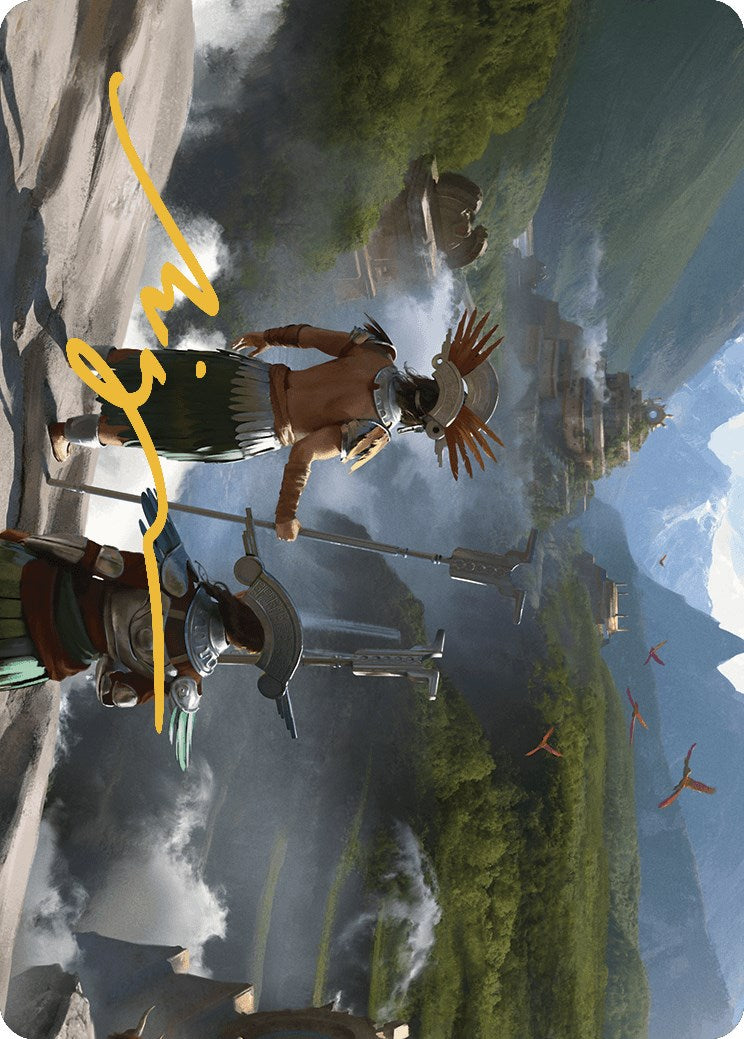 Glimpse the Core Art Card (Gold-Stamped Signature) [The Lost Caverns of Ixalan Art Series] | Gamer Loot
