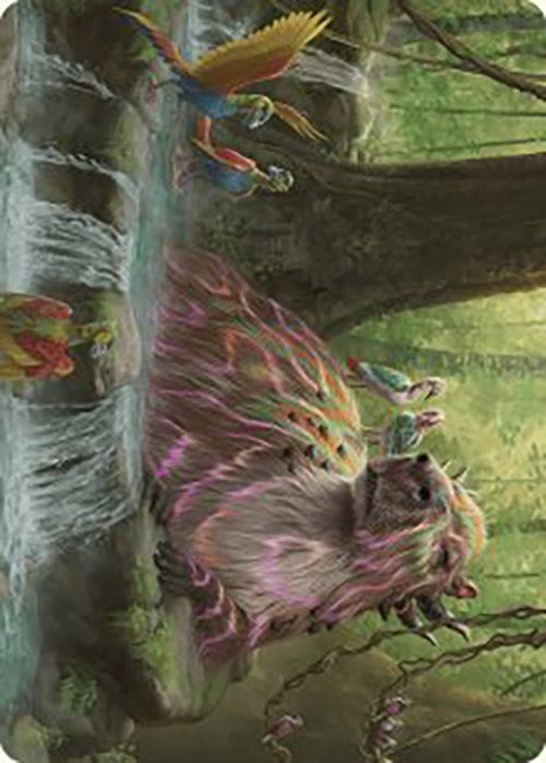 Basking Capybara Art Card [The Lost Caverns of Ixalan Art Series] | Gamer Loot