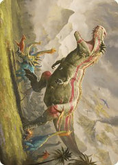 Ghalta, Stampede Tyrant Art Card [The Lost Caverns of Ixalan Art Series] | Gamer Loot