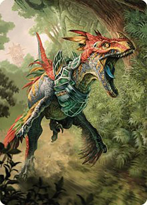 Dinosaur Token Art Card [The Lost Caverns of Ixalan Art Series] | Gamer Loot