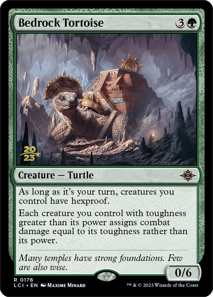 Bedrock Tortoise [The Lost Caverns of Ixalan Prerelease Cards] | Gamer Loot