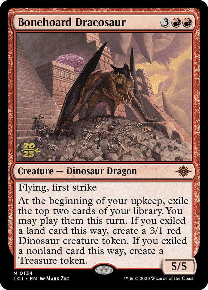 Bonehoard Dracosaur [The Lost Caverns of Ixalan Prerelease Cards] | Gamer Loot