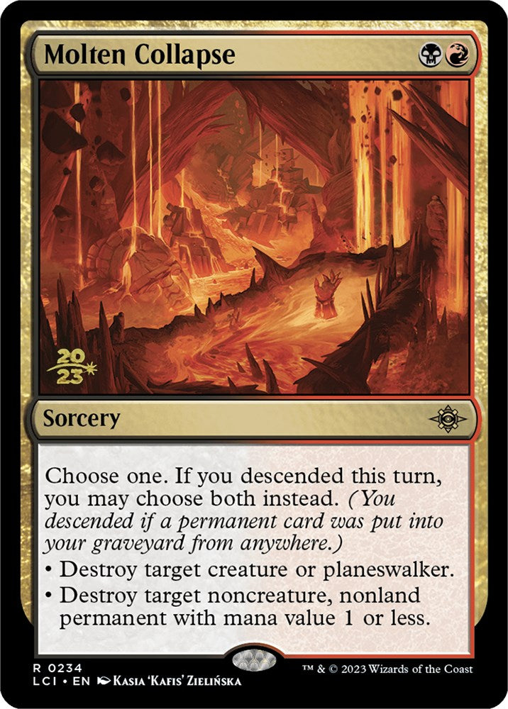 Molten Collapse [The Lost Caverns of Ixalan Prerelease Cards] | Gamer Loot