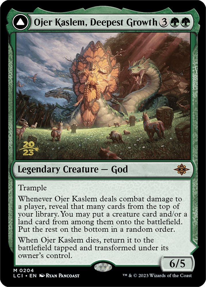 Ojer Kaslem, Deepest Growth // Temple of Cultivation [The Lost Caverns of Ixalan Prerelease Cards] | Gamer Loot