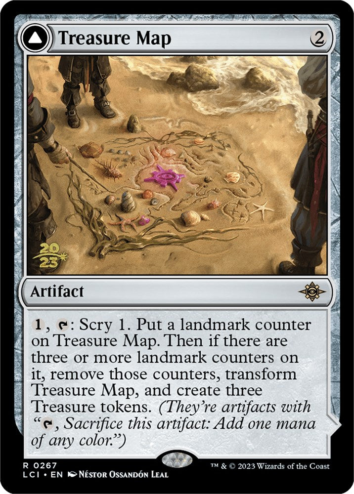 Treasure Map // Treasure Cove [The Lost Caverns of Ixalan Prerelease Cards] | Gamer Loot