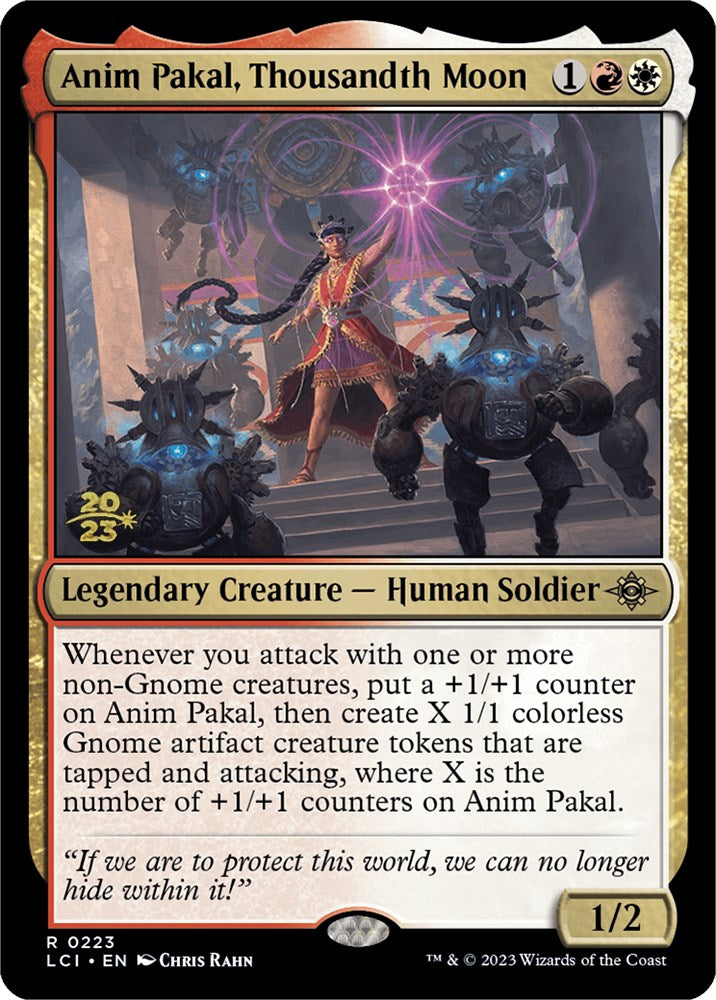 Anim Pakal, Thousandth Moon [The Lost Caverns of Ixalan Prerelease Cards] | Gamer Loot