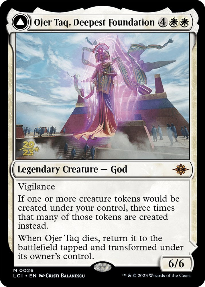 Ojer Taq, Deepest Foundation // Temple of Civilization [The Lost Caverns of Ixalan Prerelease Cards] | Gamer Loot