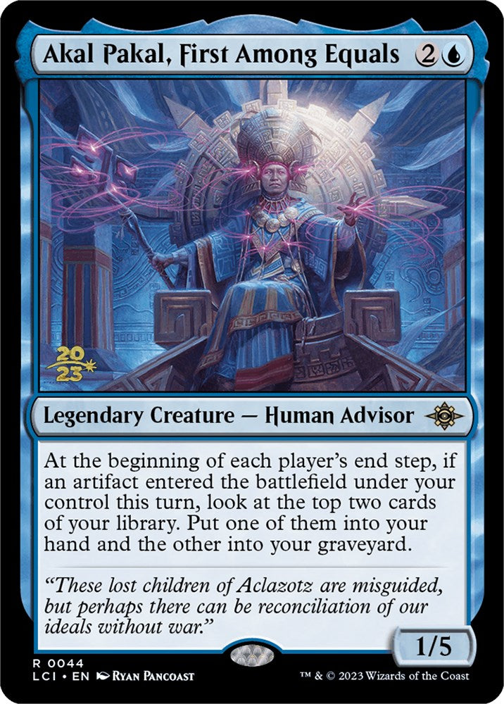 Akal Pakal, First Among Equals [The Lost Caverns of Ixalan Prerelease Cards] | Gamer Loot