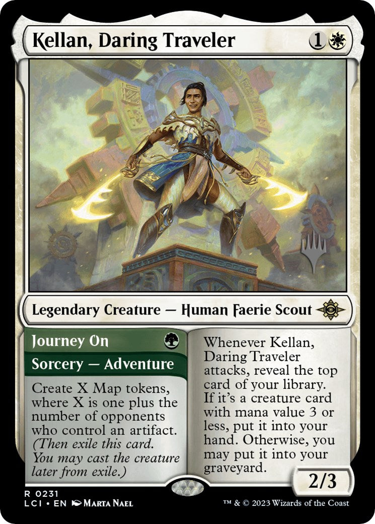 Kellan, Daring Traveler (Promo Pack) [The Lost Caverns of Ixalan Promos] | Gamer Loot