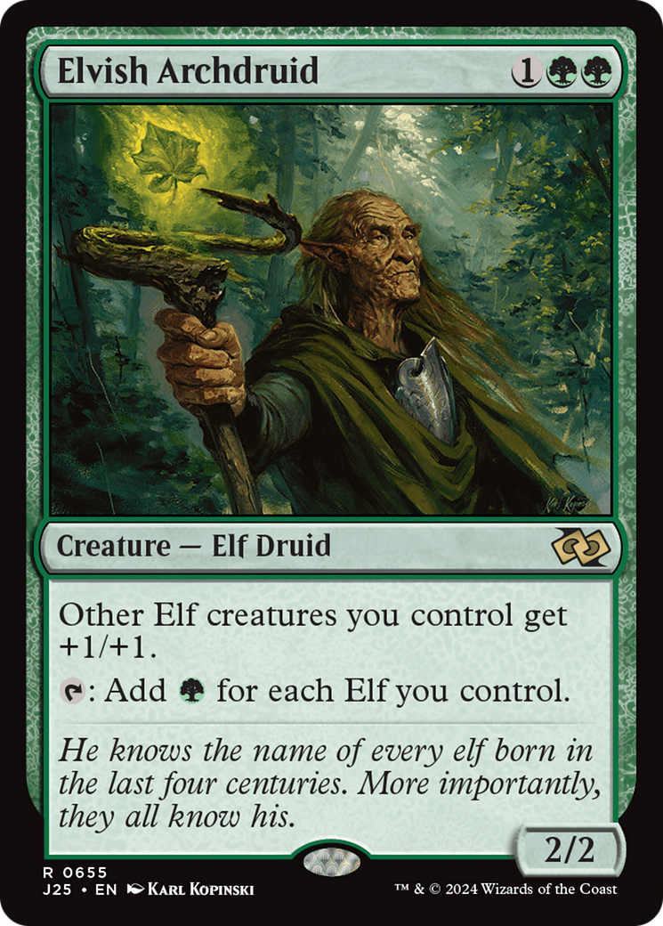 Elvish Archdruid [Foundations Jumpstart] | Gamer Loot