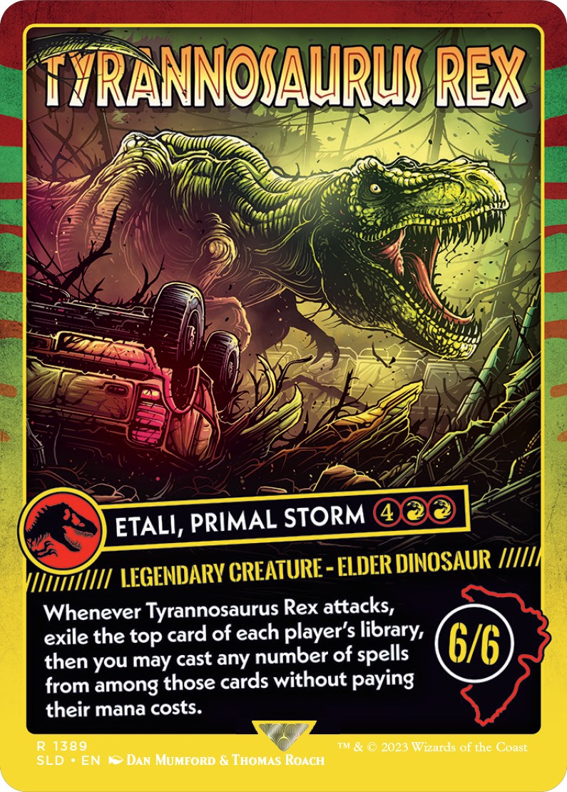 Tyrannosaurus Rex - Etali, Primal Storm [Secret Lair Drop Series] | Gamer Loot