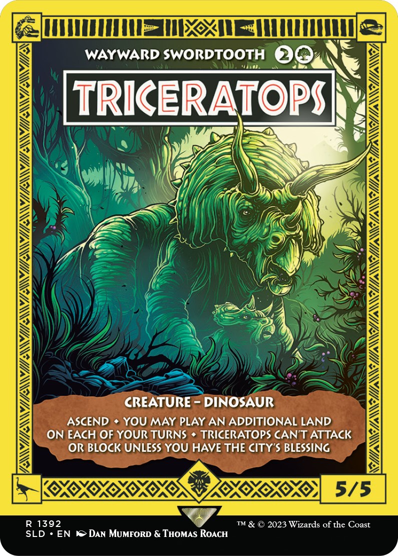 Triceratops - Wayward Swordtooth [Secret Lair Drop Series] | Gamer Loot