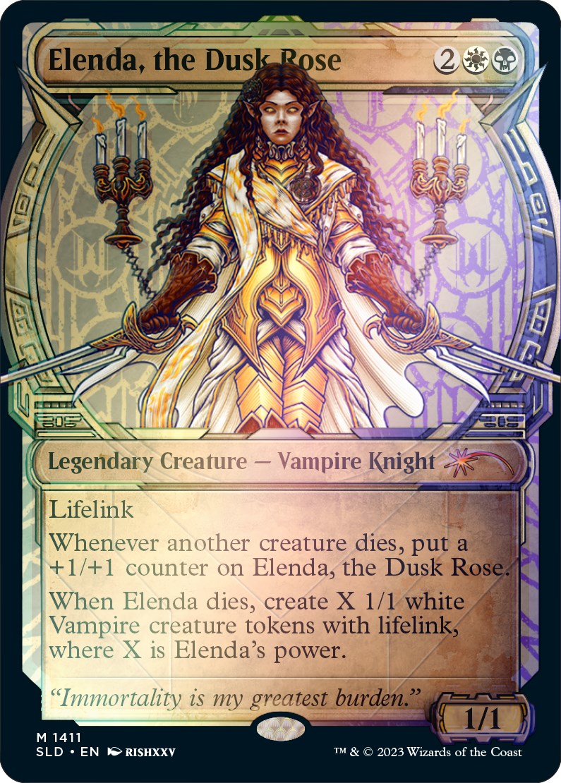 Elenda, the Dusk Rose (Rainbow Foil) [Secret Lair Drop Series] | Gamer Loot