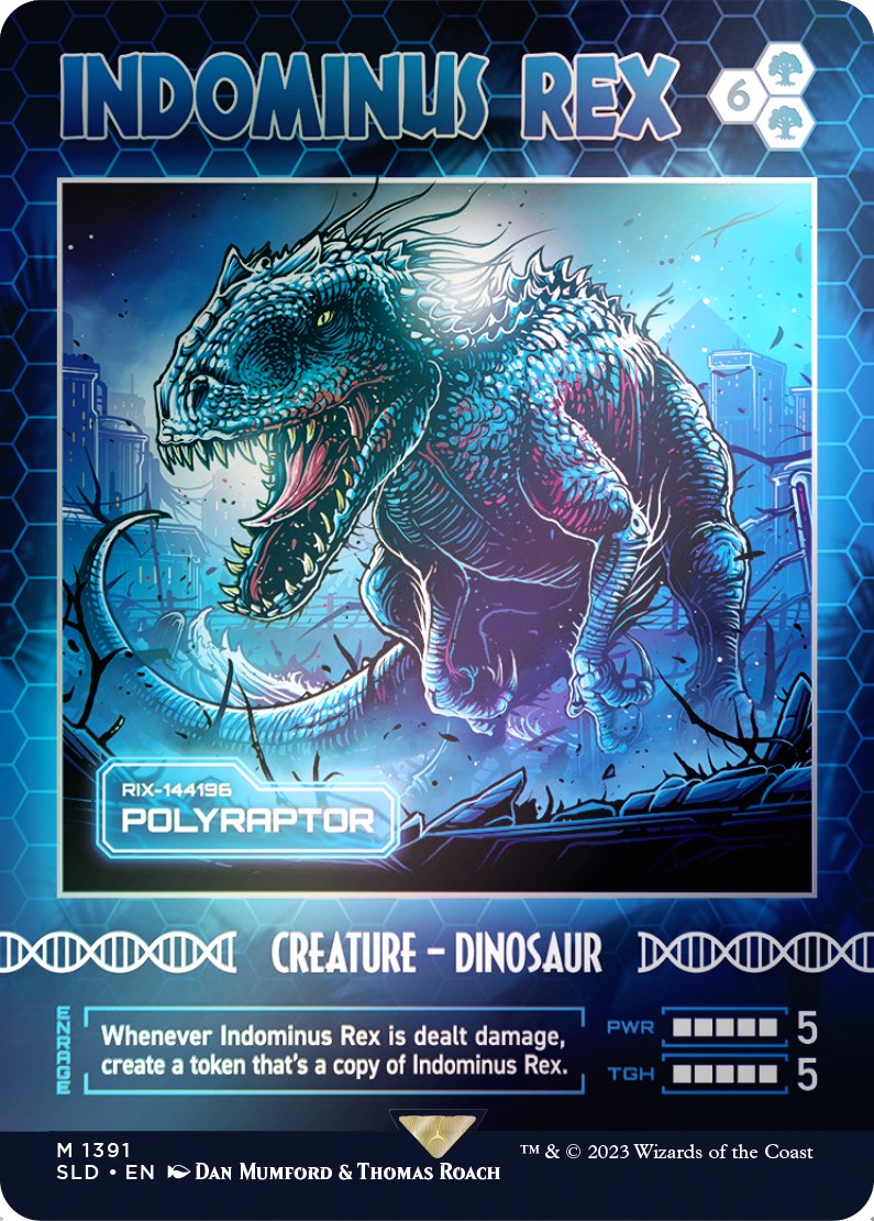 Indominus Rex - Polyraptor (Rainbow Foil) [Secret Lair Drop Series] | Gamer Loot