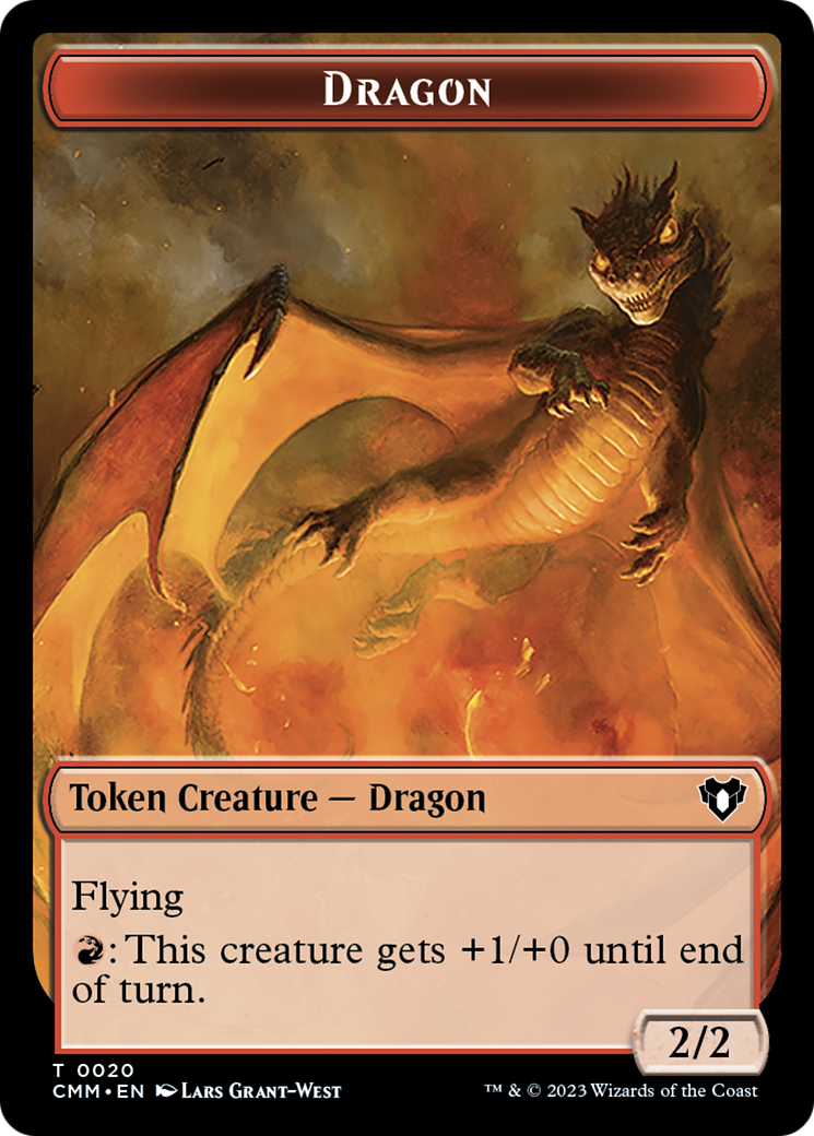 Dragon Token (20) [Commander Masters Tokens] | Gamer Loot