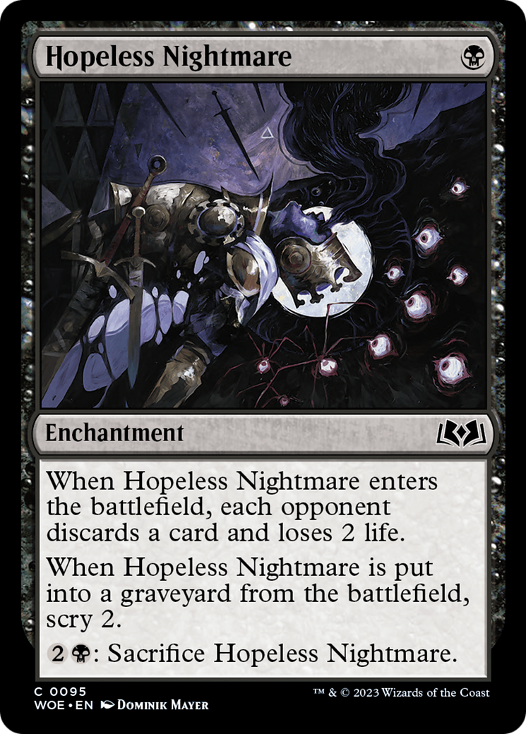 Hopeless Nightmare [Wilds of Eldraine] | Gamer Loot