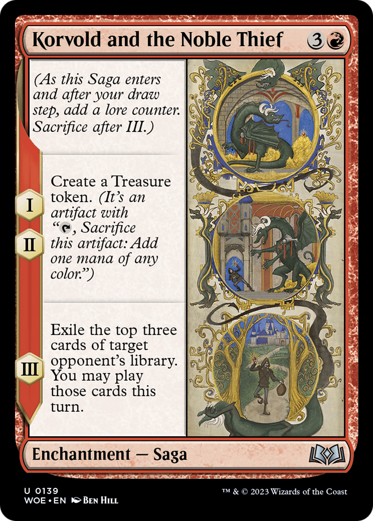 Korvold and the Noble Thief [Wilds of Eldraine] | Gamer Loot