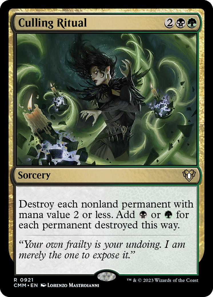 Culling Ritual [Commander Masters] | Gamer Loot