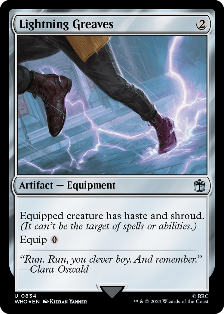 Lightning Greaves (Surge Foil) [Doctor Who] | Gamer Loot
